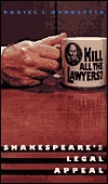 Kill All the Lawyers? Shakespeare's Legal Appeal (Hardcover)