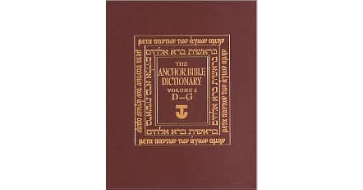 The Anchor Bible Dictionary, Volume 2 by David Noel Freedman