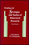 Readings for Strategies and Tactics of Behavioral Research (Hardcover)