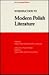 Introduction to Modern Polish Literature