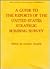 A Guide to the Reports of the United States Strategic Bombing Survey (Royal Historical Society Guides & Handbooks, No. 12)