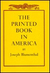 The Printed Book in America