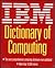 IBM Dictionary of Computing by IBM Corporation