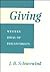 Giving by J.B. Schneewind