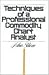Techniques of a Professional Commodity Chart Analyst by Arthur Sklarew