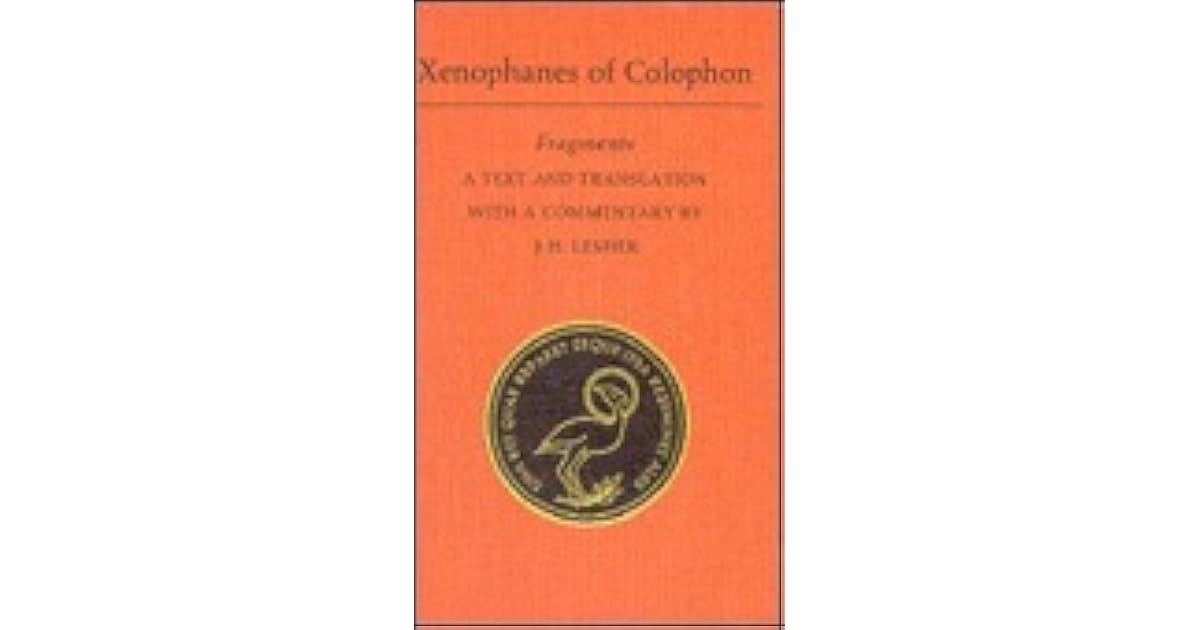 Xenophanes of colophon philosophy picture