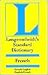 Langenscheidt's Standard French Dictionary: French-English, English-French