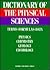 Dictionary of the Physical Sciences: Terms, Formulas, Data