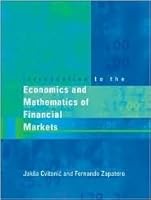 Introduction To The Economics And Mathematics Of Financial - 