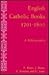 English Catholic Books 1701...