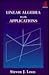 Linear Algebra With Applications