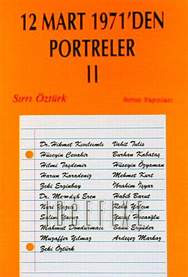 12 Mart 1971'den Portreler Cilt: 2 (Paperback)