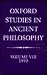 Oxford Studies in Ancient P...