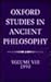 Oxford Studies in Ancient Philosophy: Vol 8: 1990
