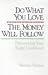 Do What You Love, the Money Will Follow: Discovering Your Right Livelihood