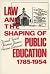 Law and the Shaping of Public Education, 1785-1954