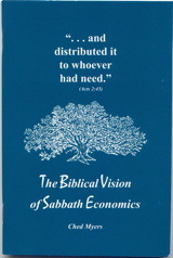 The Biblical Vision of Sabbath Economics (Paperback)