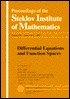 Differential Equations and Function Spaces: Collection of Papers : Dedicated to the Memory of Academician Sergei L'Vovich Sobolev (Proceedings of the Steklov Institute of Mathematics)
