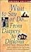 What to Say or Do . . . from Diapers to Diploma by Patrice Barton