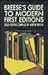 Breese's Guide to Modern First Editions