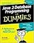 Java 2 Database Programming For Dummies