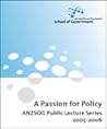 A Passion for Policy: Essays in Public Sector Reform