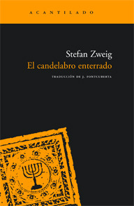 Portada de El candelabro enterrado, de Stefan Zweig