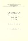 Late Middle English Treatise on Horses (Stockholm Studies in English)