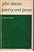 Poetry and Prose (Modern Library College Editions)