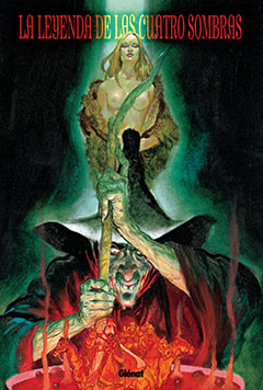 Portada de La leyenda de las cuatro sombras, de Carlos Trillo