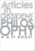 Articles in Dissident Philo...