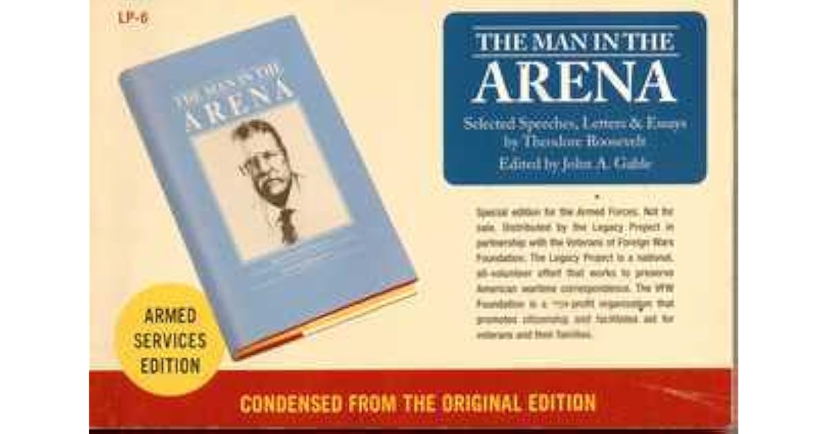 The man in the arena speech image