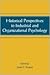 Historical Perspectives in Industrial and Organizational Psychology (Applied Psychology Series)