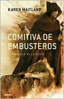 Portada de Comitiva de embusteros, de Karen Maitland