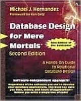 Database Design for Mere Mortals