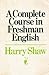 A Complete Course in Freshm...