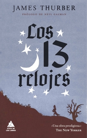 Portada de Los 13 relojes, de James Thurber