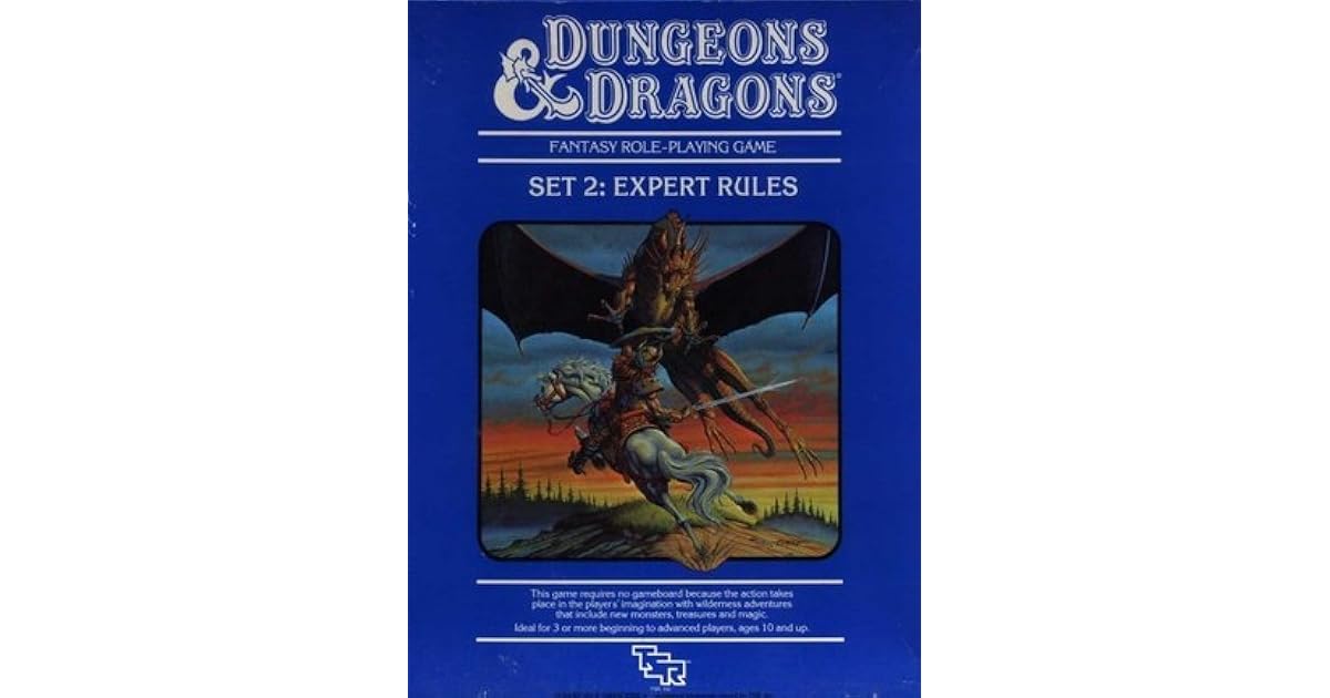 Dungeons and Dragons Expert Rules, Set Two by Frank Mentzer