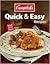 Campbell's Quick & Easy Recipes