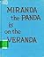 Miranda the Panda is on the Veranda by Doris Sanders