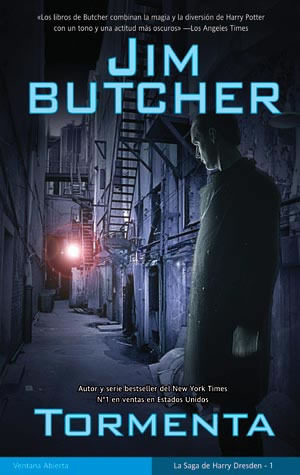 Portada de Tormenta, de Jim Butcher