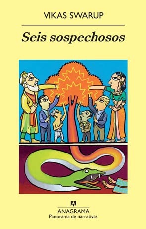 Portada de Seis sospechosos, de Vikas Swarup