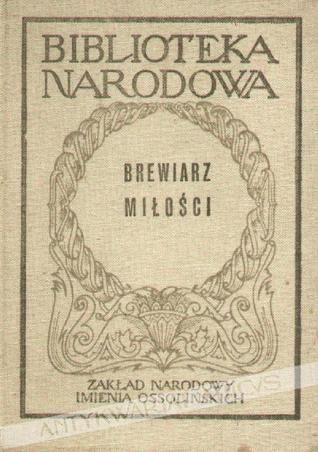 Brewiarz miłości. Antologia liryki staroprowansalskiej