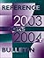 Reference Books Bulletin 2003 - 2004
