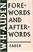 Forewords and Afterwords
