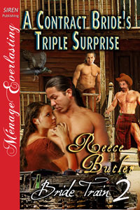 A Contract Bride's Triple Surprise  (Bride Train, #2)
