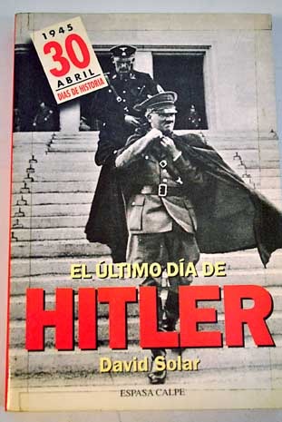 Portada de El último día de Hitler, de David Solar