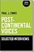 Post-Continental Voices: Se...