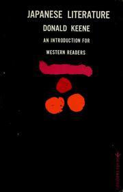 Japanese Literature: An Introduction for Western Readers