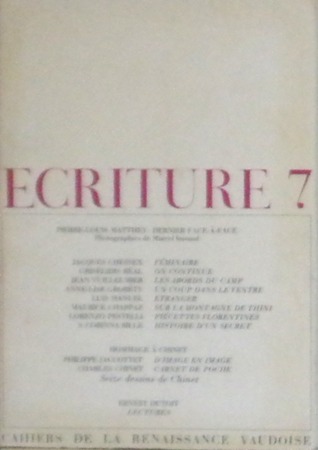 Ecriture 7 (Paperback)